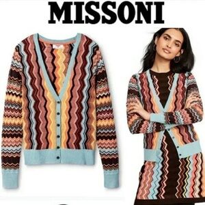 Missoni for Target 20th Anniversary
Collection Sweater Colorful Zigzag Cardigan